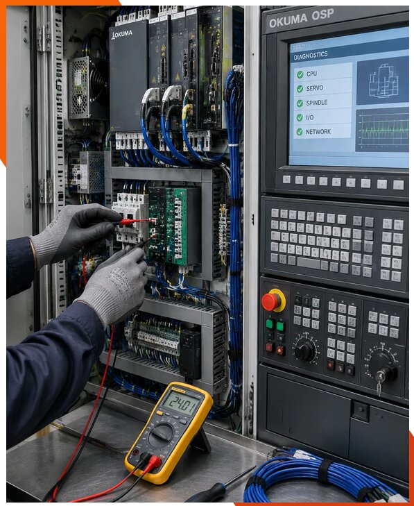 Ремонт систем ЧПУ Okuma OSP в Балашове